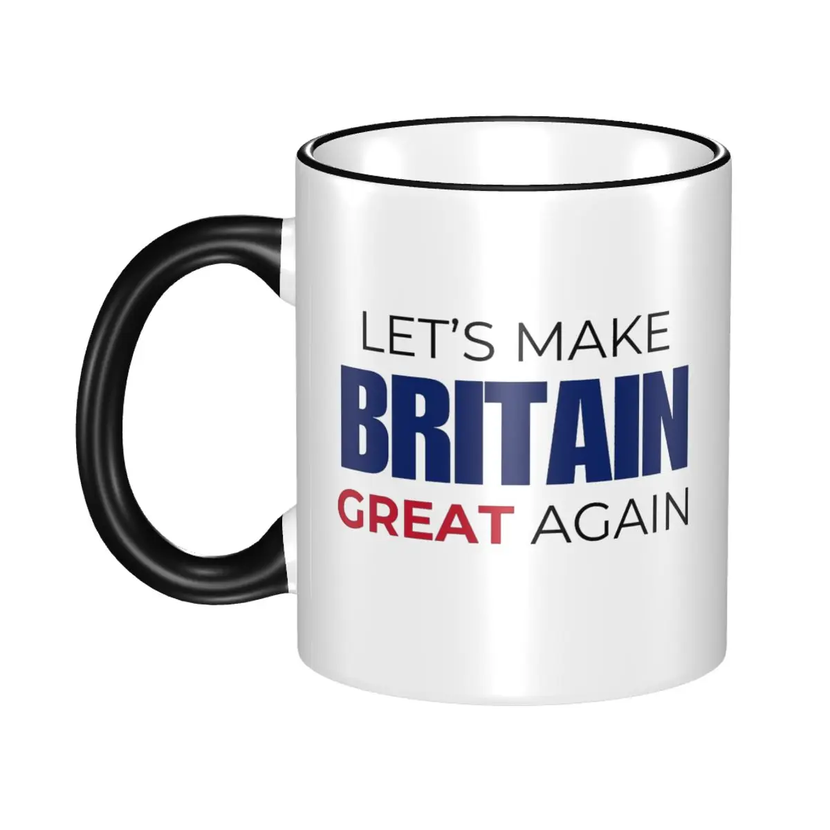 Let's Make Britain GREAT Again Coffee Mug Funny Reform UK Cup For Office