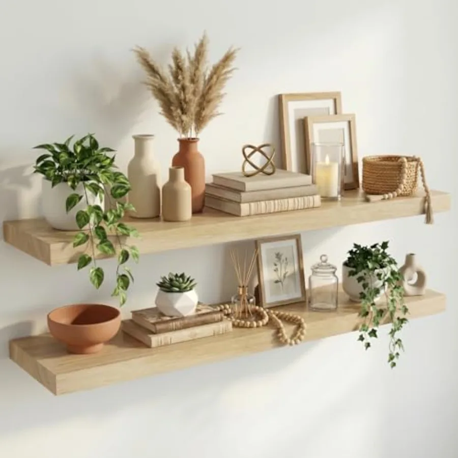 

Навесные полки для ванной комнаты, невидимые настенные полки, плавающие кухонные полки, деревянные настенные полки с кронштейнами