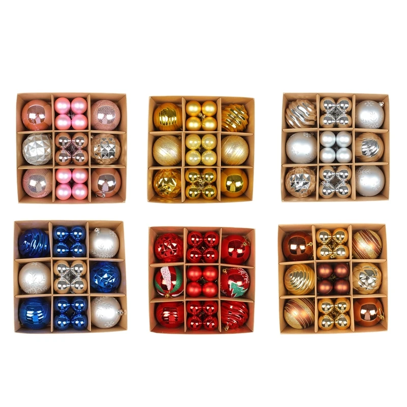 

Decorative Christmas Tree Pendants 30pcs/box Pendant Ornament Christmas Baubles