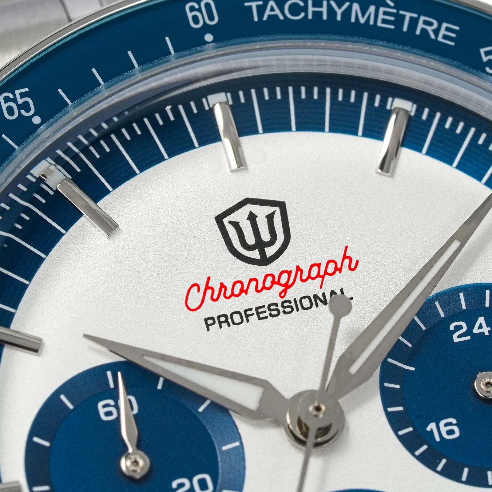 Watchdives ใหม่ WD1863 ควอตซ์นาฬิกา VK63 Chronograph Bubble Sapphire คริสตัลกันน้ํา 39 มม.นาฬิกา Vintage