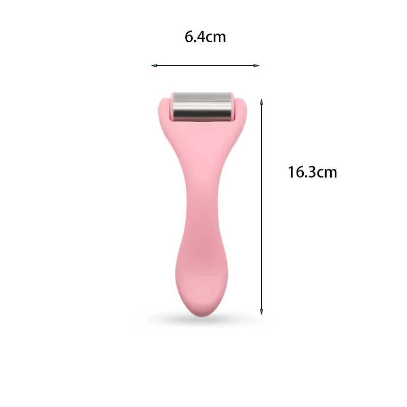 1 rodillo de hielo para masaje facial, rodillo de hielo para aliviar la hinchazón facial y ocular, cuidado de la piel para rodillos faciales