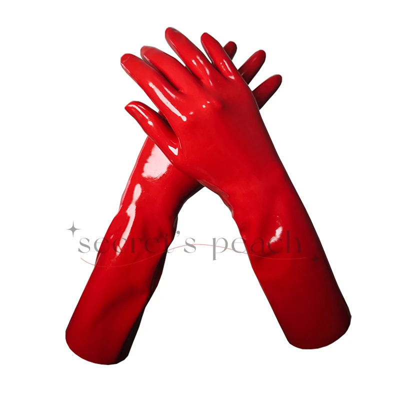 Natural Pure Latex Cosplay Glooves No Seams 0.4MM Gummi Unisex Latex Suit