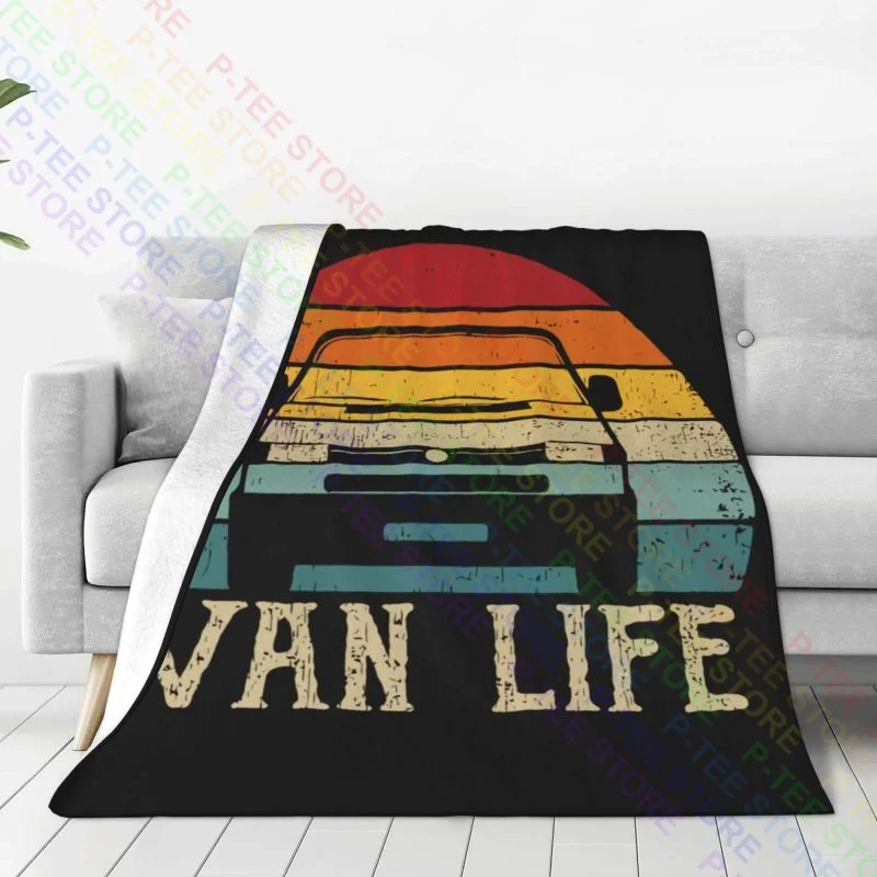 Vanlife Blanket High Thicken Nap Blanket Sofa Dedicated Machine Washable