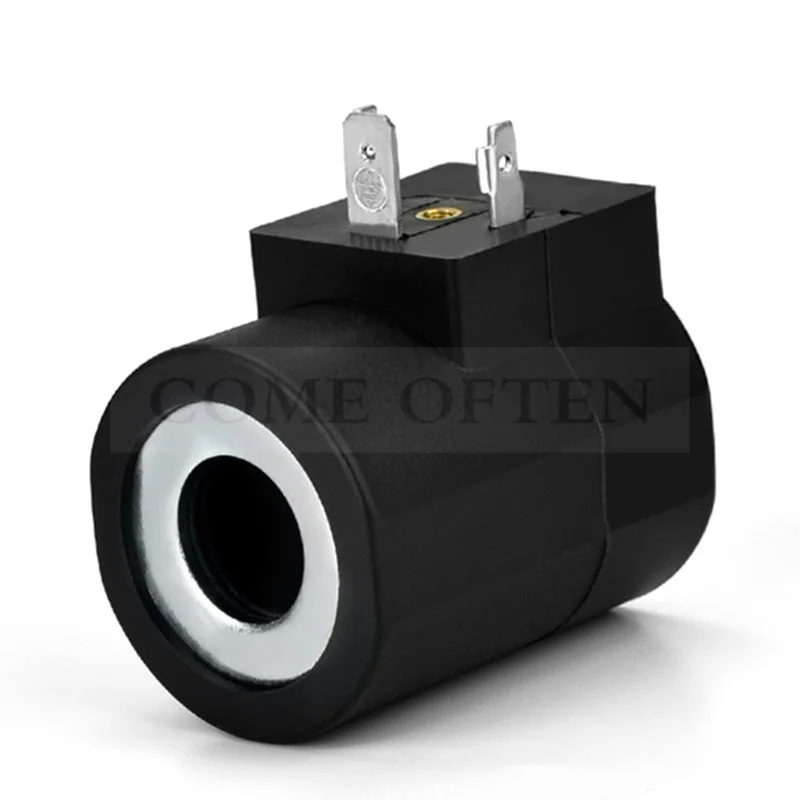 Hydraulic solenoid coil round three-fork inner Diameter 16mm Height 50mm AC220V DC24V 28VA 26W