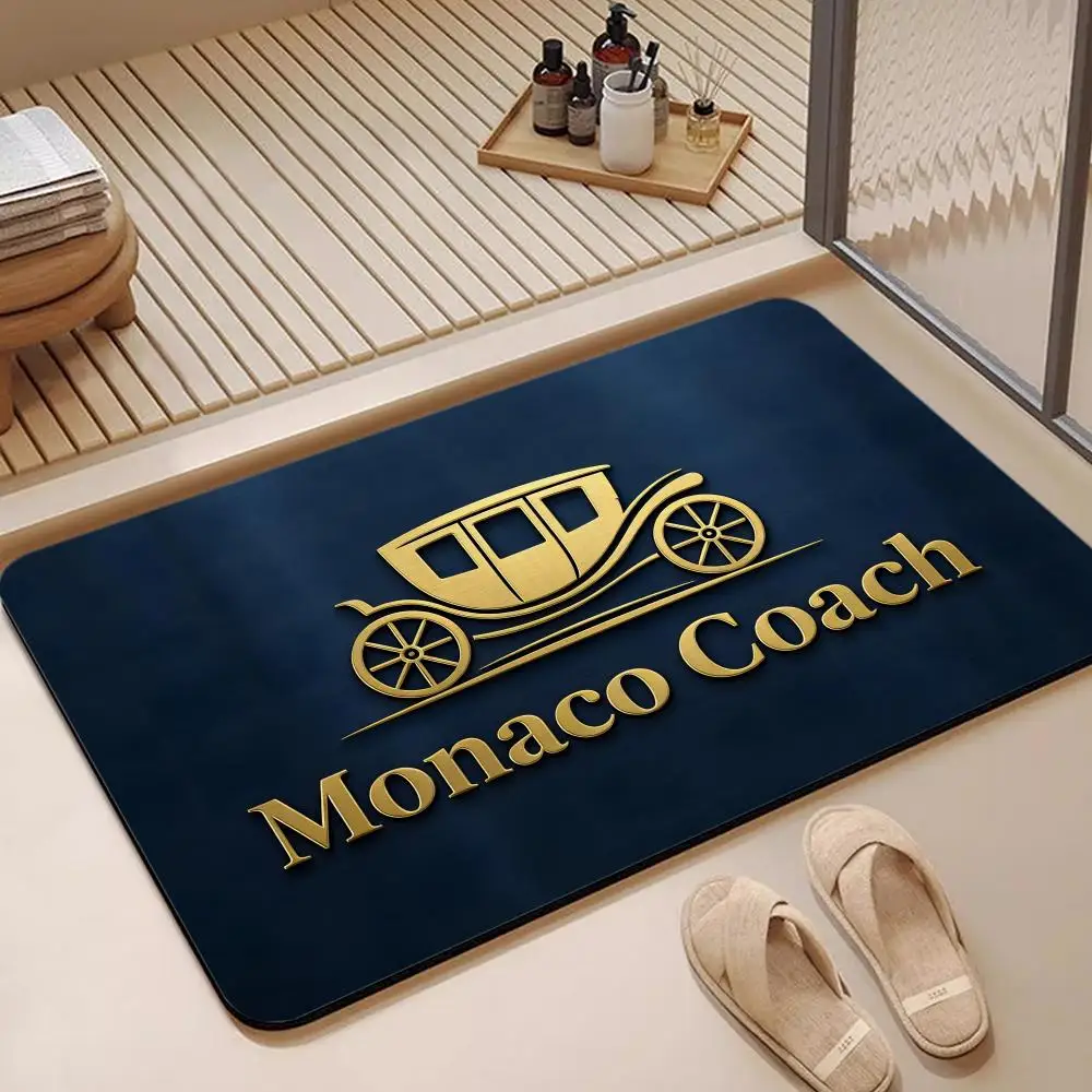 Brand M-Monaco C-Coach Floor Mat Diatomite Bath Mat, Quick Dry, Absorbent, Multi-Scene Mat