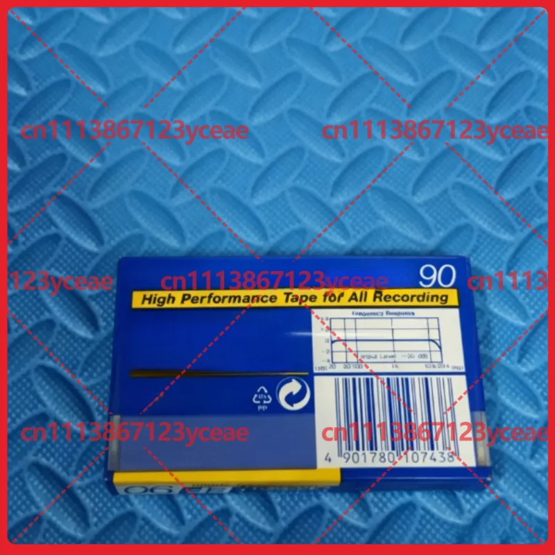 For SONY EF90 Type I Blank Audio Cassette Vintage Media for Music Recording & Nostalgic Collecting