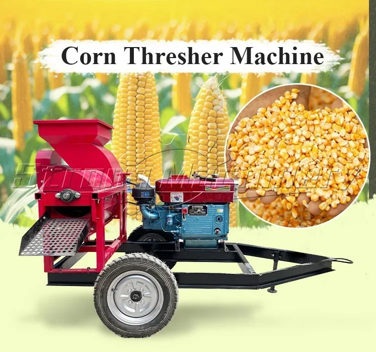 Farm Use Corn Thresher Machine Maize Sheller Thresher For Sale