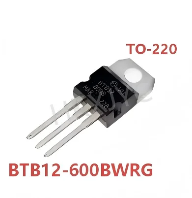 10/PCS New BTB12-600B BTB12-600BWRG 600V 15mA TO-220 Bidirectional thyristor In Stock