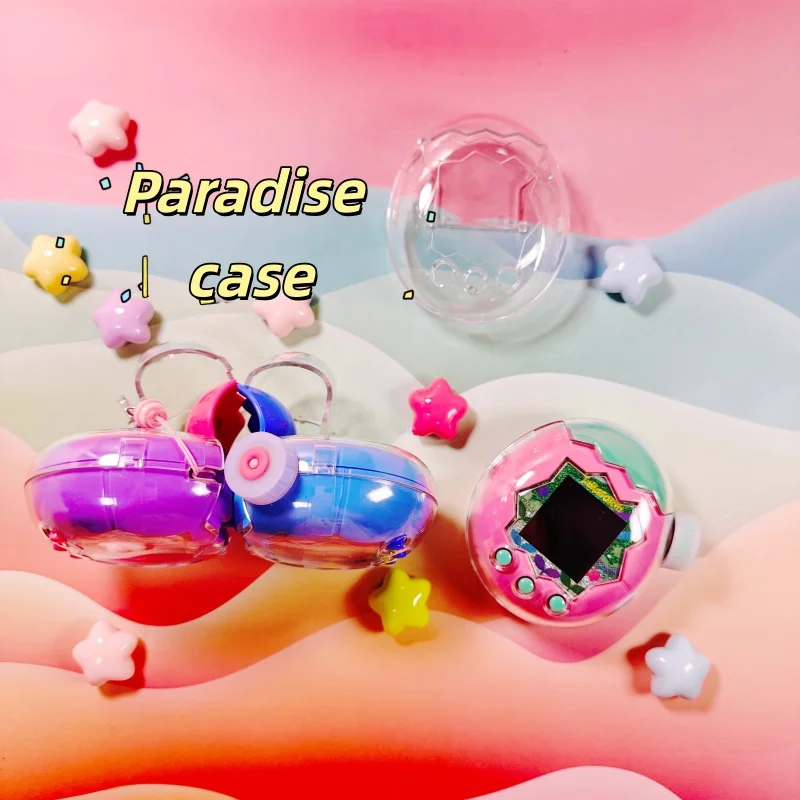 

Прозрачный акриловый чехол New Paradise, сменный защитный чехол Hard Shell для машины для домашних животных Tamagotchi Happy Park в наличии