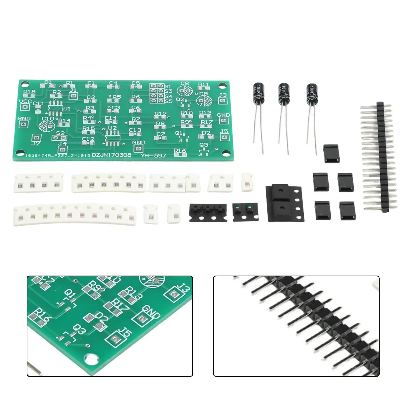 NE555 Waveform  Generator DIY Soldering Kit Electronic  Training Circuit Board Practice Board  Electronic Circuit Training Suit