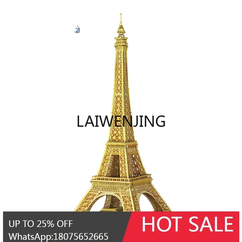 Eiffel Tower replica metal puzzle 3D three-dimensional architectural model