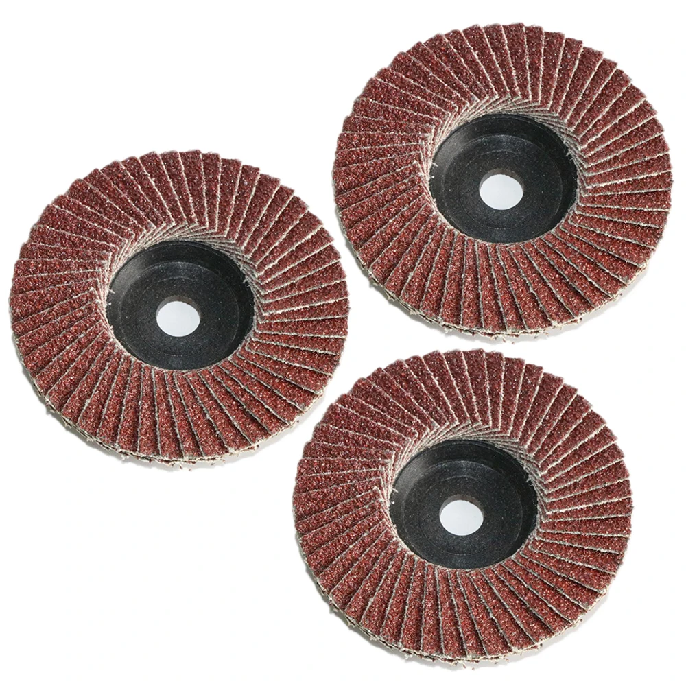 3PC 3in Grinding Wheels Flap Discs Angle Grinder Sanding Disc Wood Abrasive Tool For General Metal Carbon Steel Stainless Steel