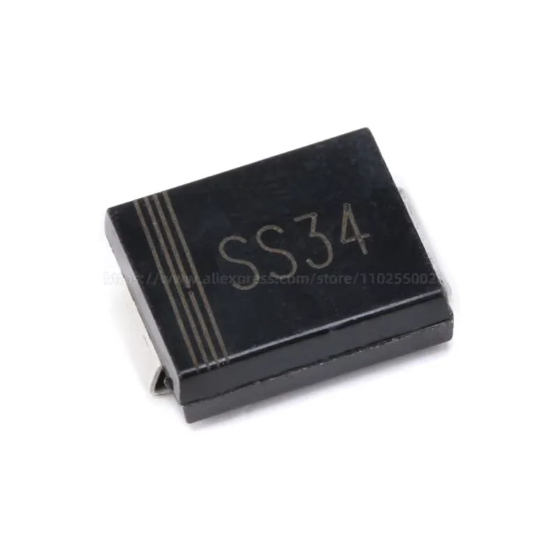 Diode Schottky SS32 SS34 SS36 SS310 SS320 SMA SMB SMC DO-214AC/AA/AB 3A 20-200V 1N5820 1N5822 1N5824 SR360 SR3100 SR3200, 50pcs
