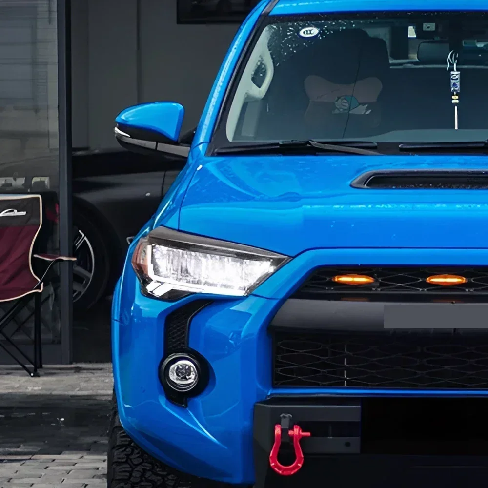 

For Toyota 4Runner 2014-2021 LED Car Front lamps Assembly Upgrade Angel Wings Design Projector Lens Auto Headlights Accessories