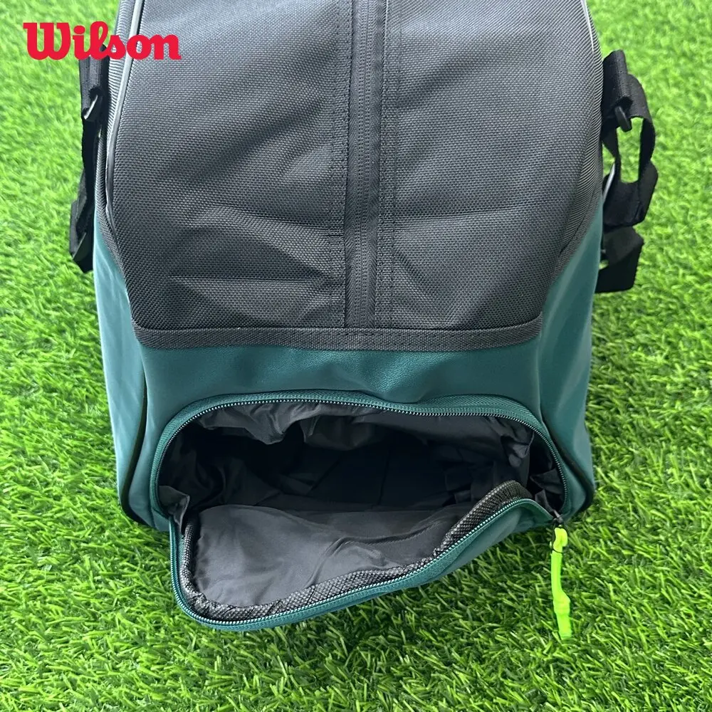 Wilson Blade Super Tour v9 2024 Smaragdgrüne kleine Reisetasche Tennisschlägertasche Court Tournament Tennistasche Max für 2-teilige Schläger