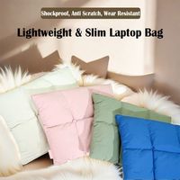 2024 14 16 inch Laptop Sleeve Pillow Puffy Carrying Case Large Capacity Water Resistant Tablet Pouch Travel