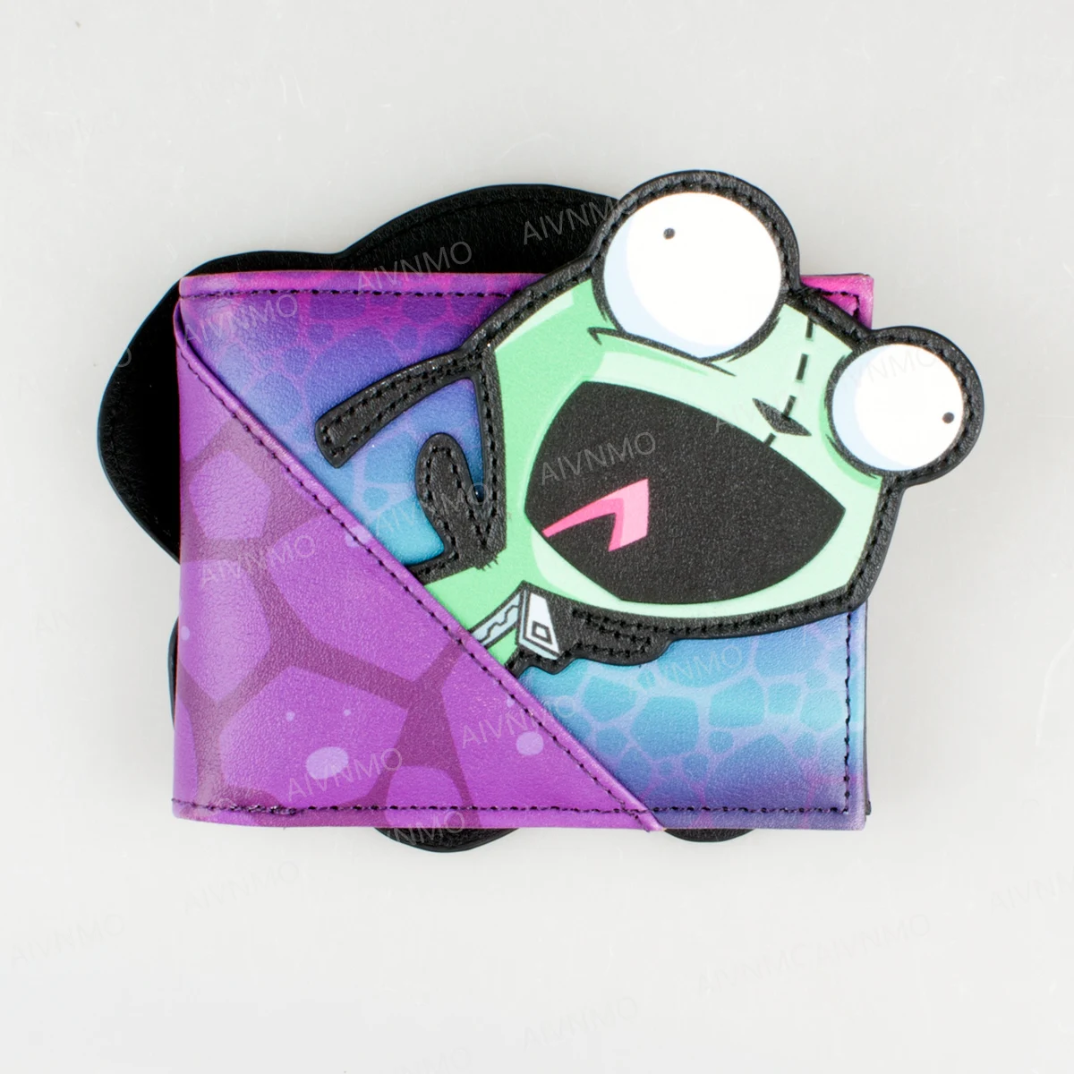 High-Quality 3D Cartoon Bifold Wallet Fashionable Personalized Card Holder with ID Window