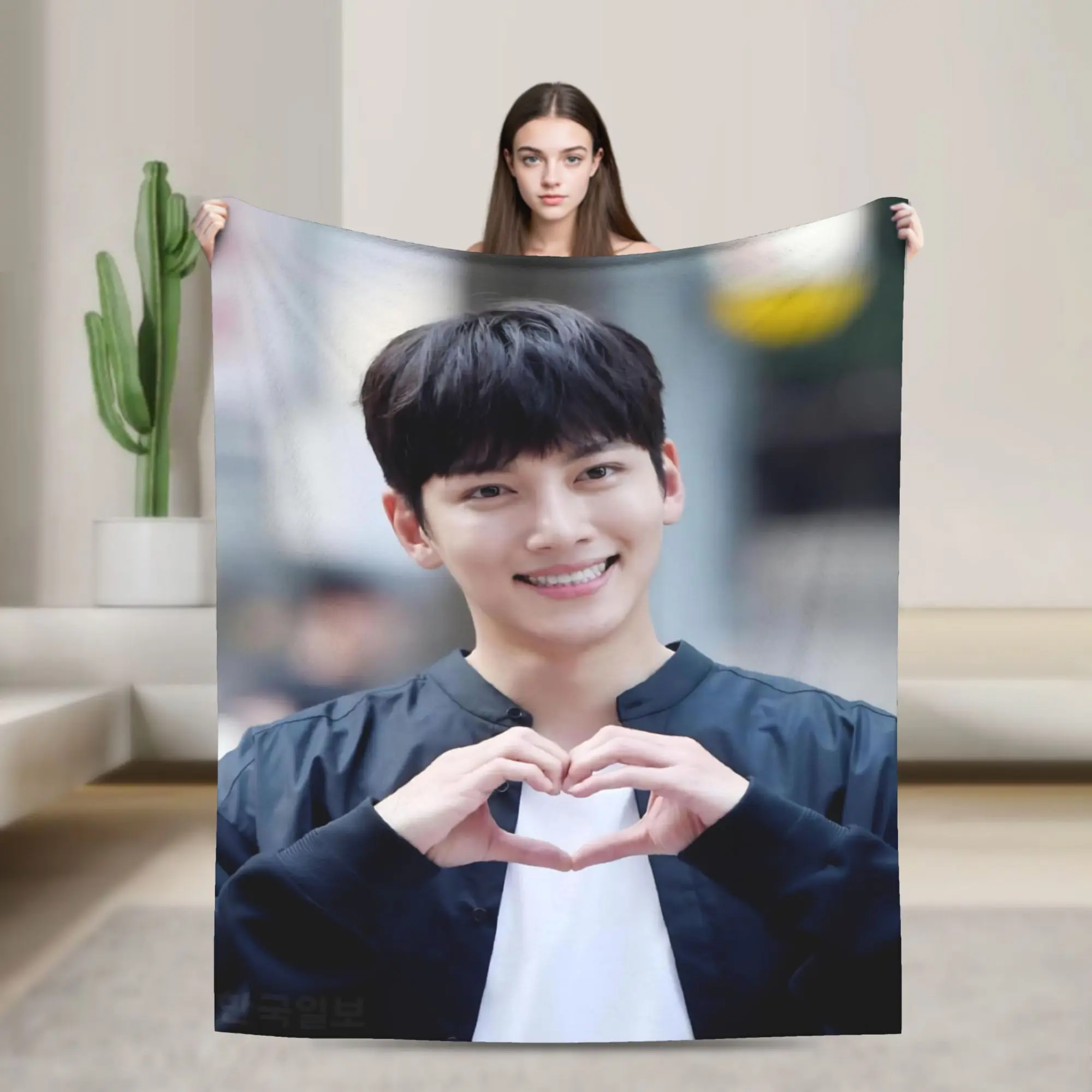 Ji Chang-Wook Throw Blanket for Couch  Soft Cozy Plush Blanket 50x60 Inches Multiple Sizes Bedspreads for All Seasons