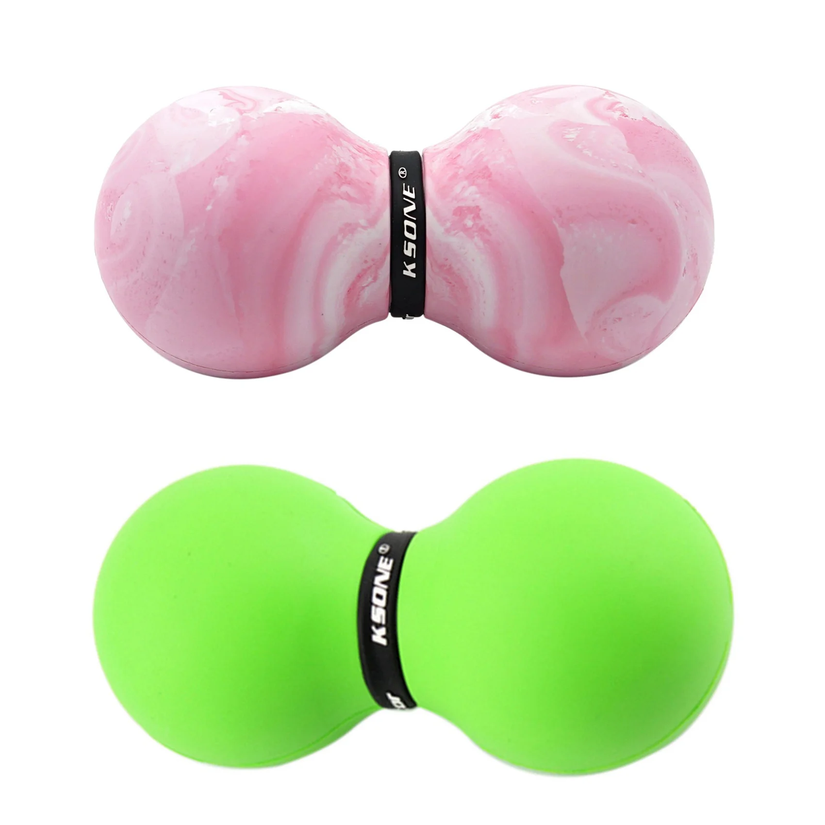 

-A01R KSONE 2Pcs Muscle Relief Massage Ball Peanut Shape Massage Ball For Muscle Pain Physical Therapy,7 & 2