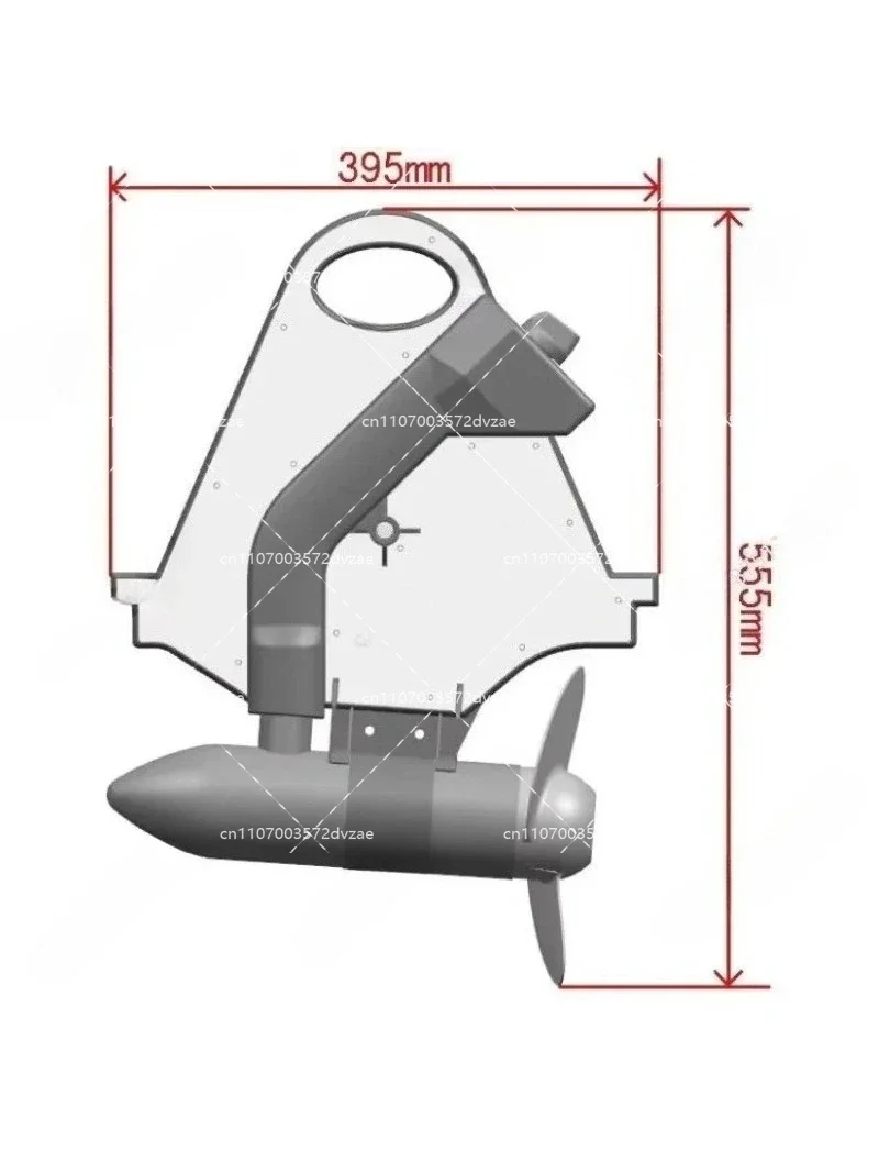 Electric Surfboard Engine 44Lb Waterproof Underwater Propulsion Motor Kayak Accessories for Surfboard