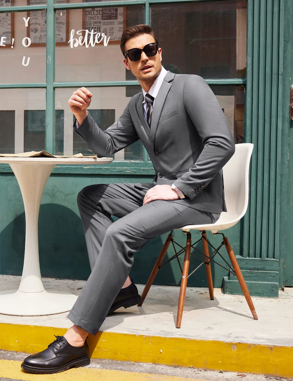 2025 New S-6XL Classic Fashion Men's Suit High Quality 2 Piece Jacket+Pant Formal Casual Business Wedding Blazer Coat