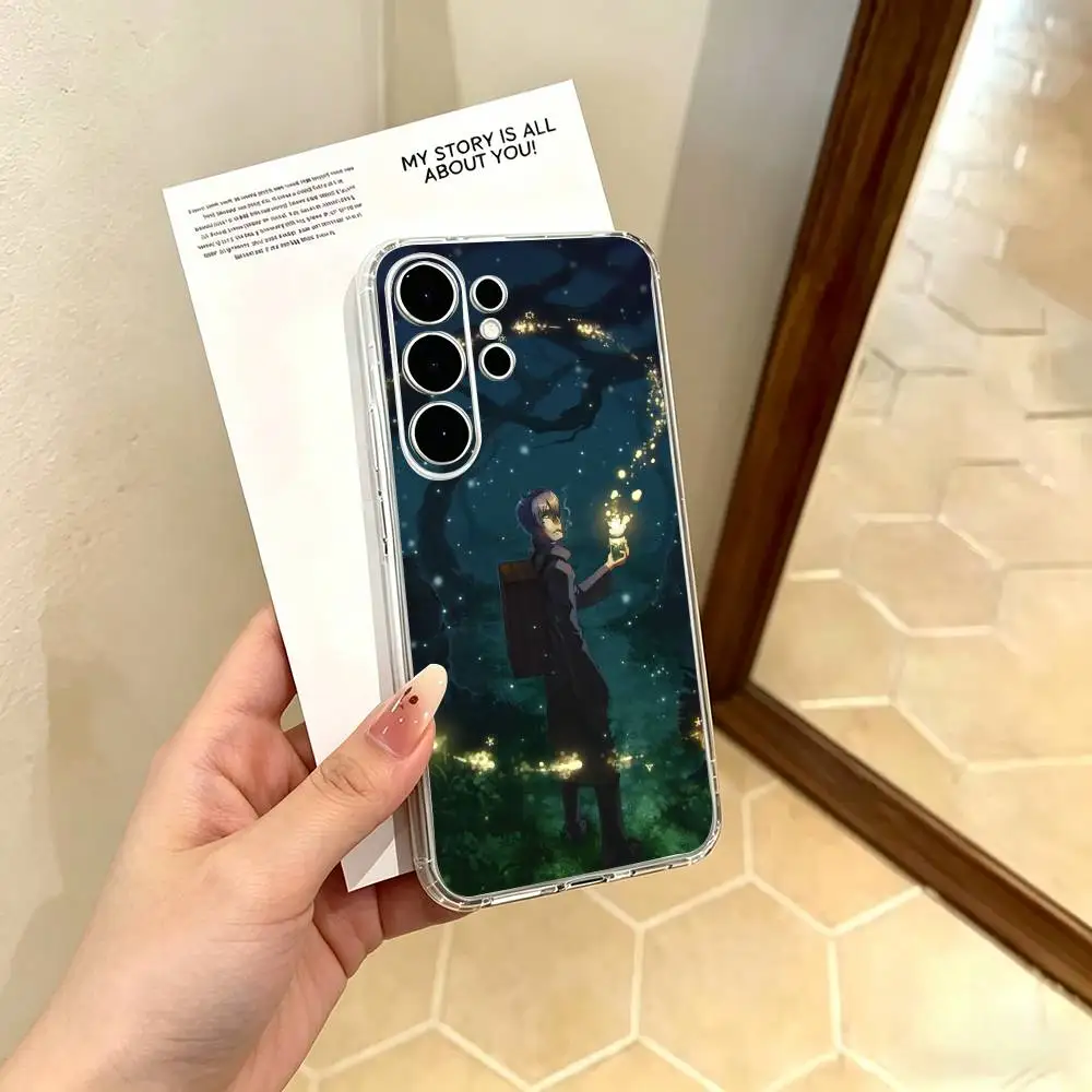 Anime M-Mushishi Clear Hard Phone Case For Samsung S25,24,23,22,21,10,9,Ultra,Plus,Lite Transparent Cover view 5