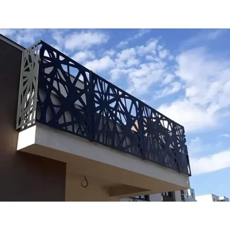 Aesthetics Modern Outdoor Fence Panels Customizable Easily Assembled Aluminum Foshan Privacy Fence for Home&garden Use