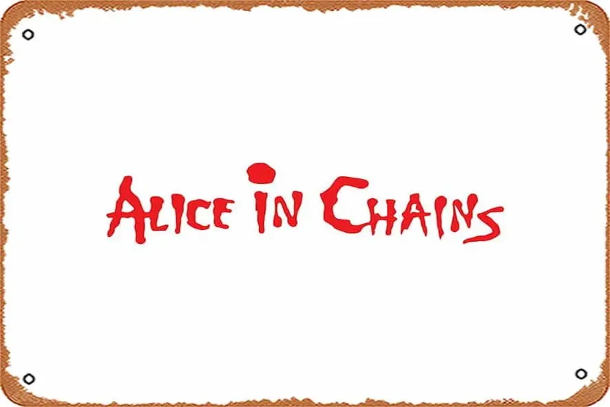 Vintage Metal Poster - Band (Music), Alice In Chains, Grunge, Hard Rock, Heavy Metal Vintage Poster 8x12 Inches Retro Vintage Me