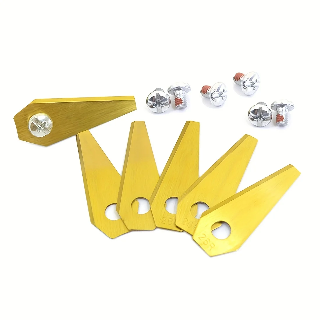 

Replacement Lawn Mower Blade 18PC Packs Stainless Steel Blades Robotic Mower for Bosch Indego Robot Lawn Mower dremel