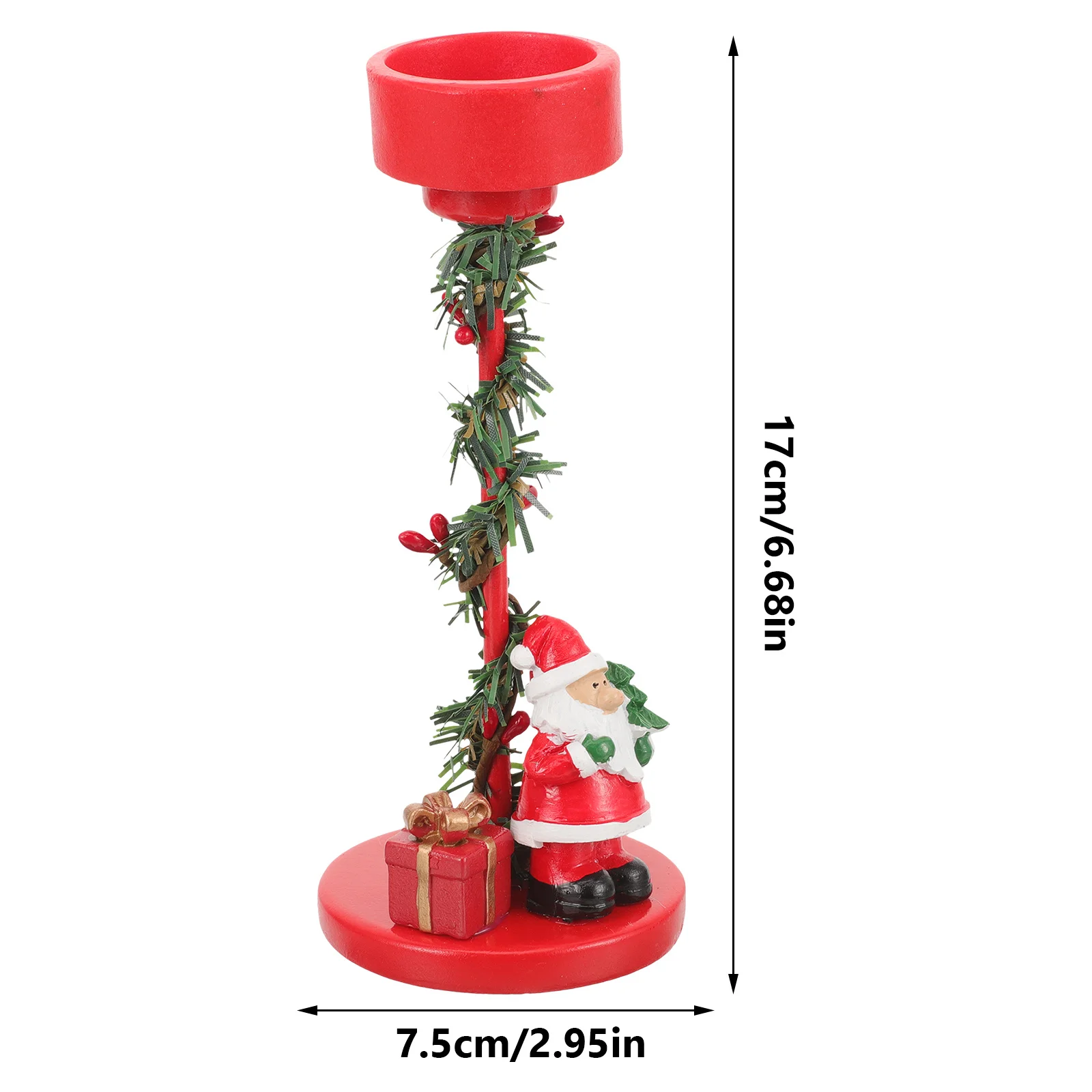 عيد الميلاد الرنة حامل الراتنج المعادن الزخرفية عيد الميلاد Tealight حامل سطح المكتب حامل عيد الميلاد زخرفة #3