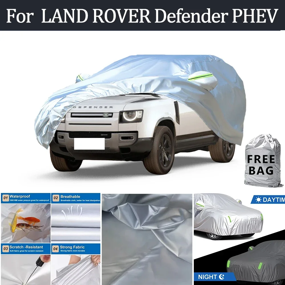 

For LAND ROVER Defender PHEV Car Cover Outdoor Protection Covers Snow Sunshade Waterproof Dustproof Exterior UV Car Accessories