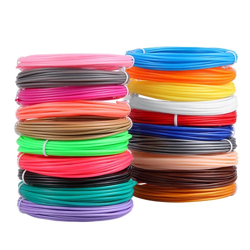 

HOT 3D Pen Filament Refills 10M 1.75 mm Multi-Type PLA Filament 20 Colors, for Art and Kids, Compatible with Most 3D Pens