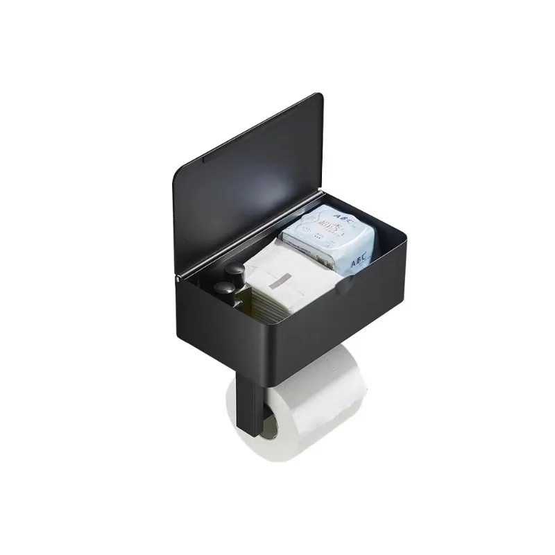 

Modern Design No Punch Creative Waterproof Tissue and Sanitary Carton Bathroom Roll Rack and Storage Rack