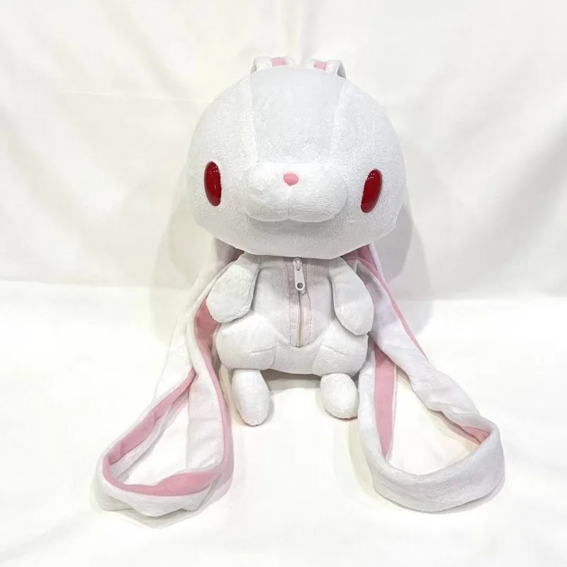 Japanese Cute Rabbit Plush Doll Backpack Red-eyed Rabbit Girl Cute Cartoon Casual Doll Backpack Birthday Gift for Friends view 5