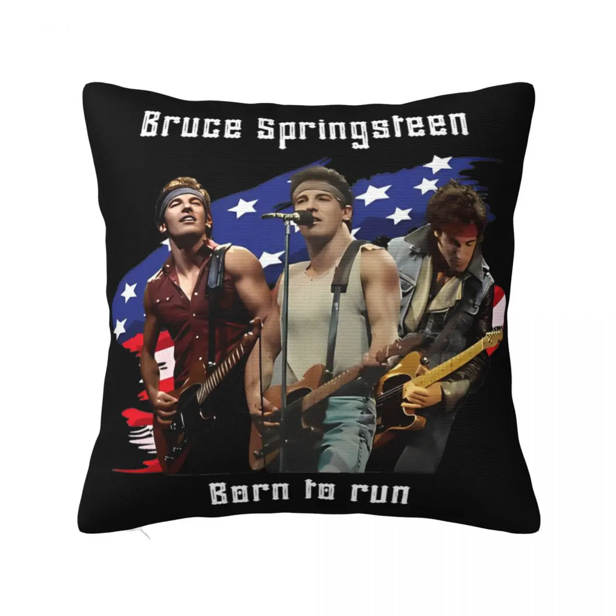 Decorative Pillow Covers Bruce Springsteen Born In The USA Home Vintage Rock Pillow Case Cover Drop Shipping Multi-Size