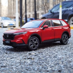 1:18 2024 HONDA CR-V CRV SUV Alloy Car Model Diecast Metal Vehicle Car Model Simulation Collection Childrens Toy Gift Decoration