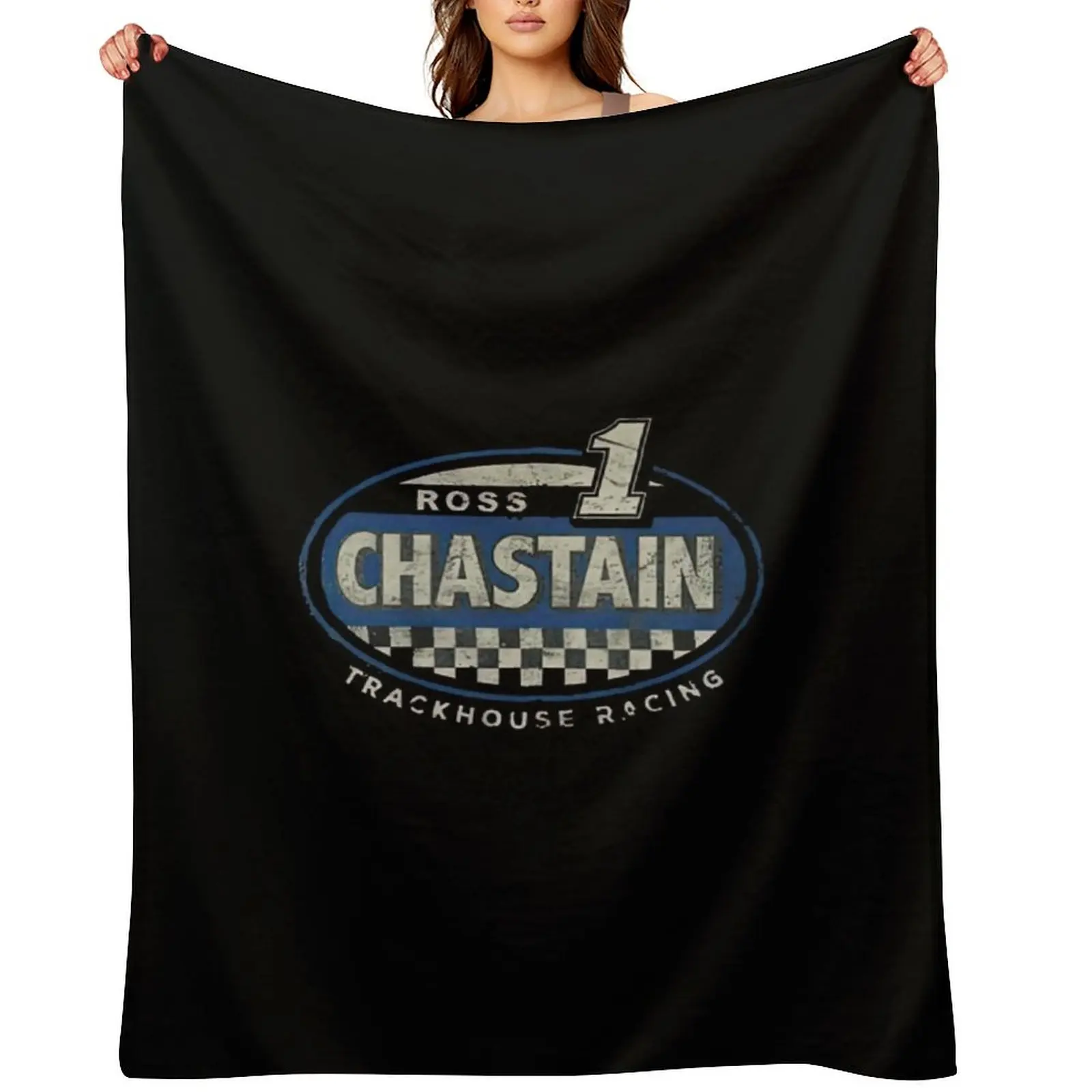 

Ross Chastain Logo Throw Blanket Single Beach Fashion Sofas Flannel Fabric Blankets