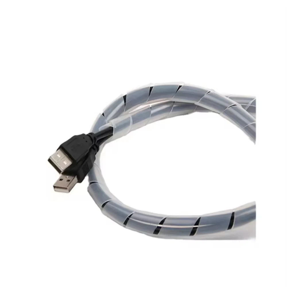 Pe Polyethylen Spiral kabel Draht wickel pe Spiral kabel Draht wickel rohr Schutz wickel band für Draht