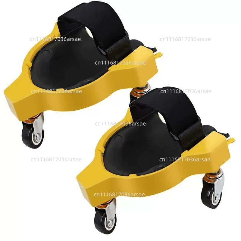 Sliding Knee Pads Tile Floor Tile Beautiful Seam Woodworking Universal Wheel Mobile Kneeling Pad