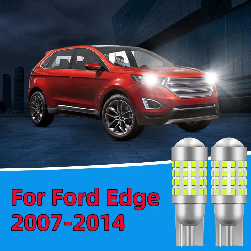 

2PCS For Ford Edge 2007-2014 Car T10 Led Traffic Bulb width light side marker position Signal Lamp 12V24V Clearance Lights White