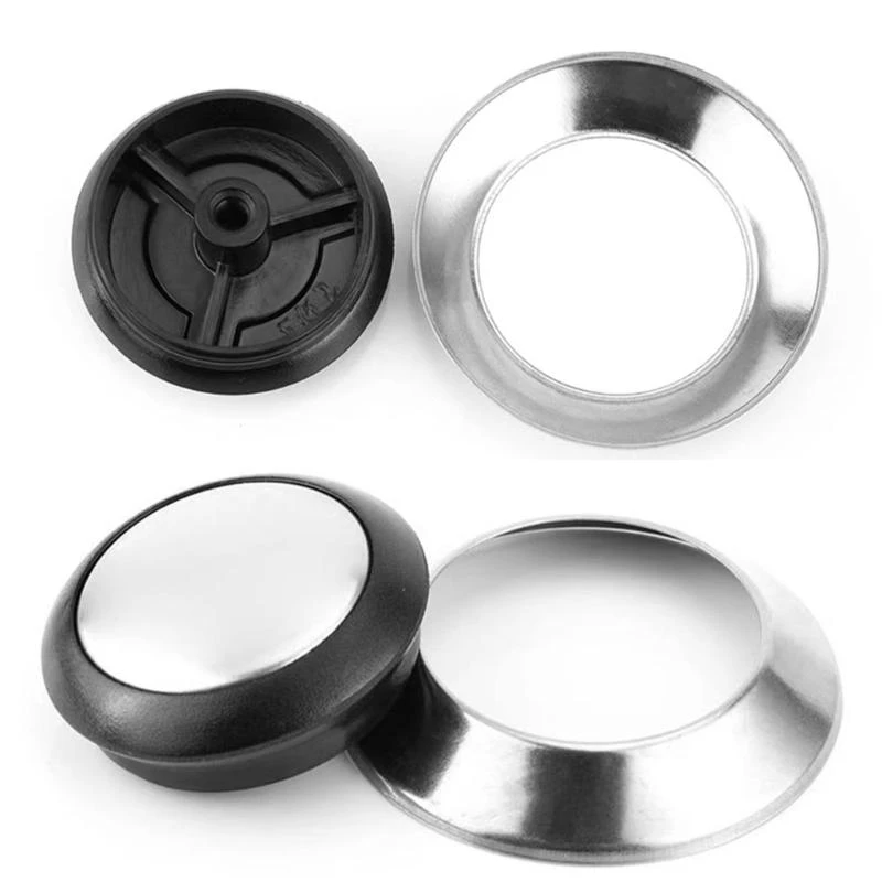 57QF 2 piezas Manijas tapa maceta acero inoxidable convenientes para uso cocina multipropósito