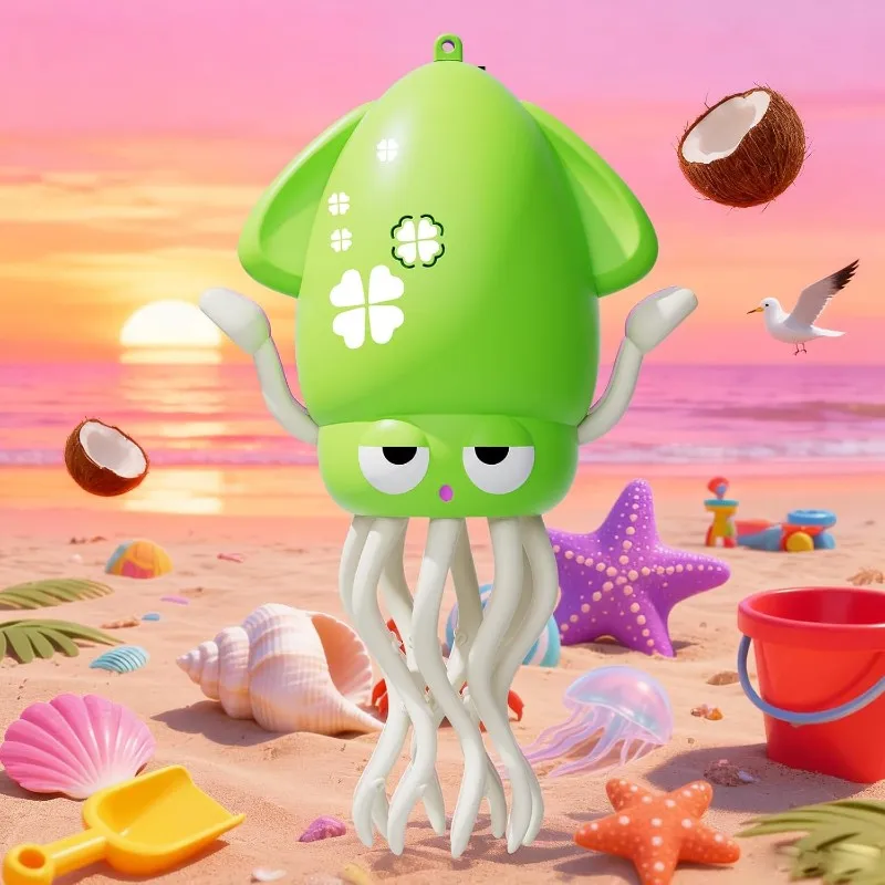 Polpo danzante interattivo, calamari striscianti con musica illuminata a LED con evitamento intelligente degli ostacoli, pancia per bambini