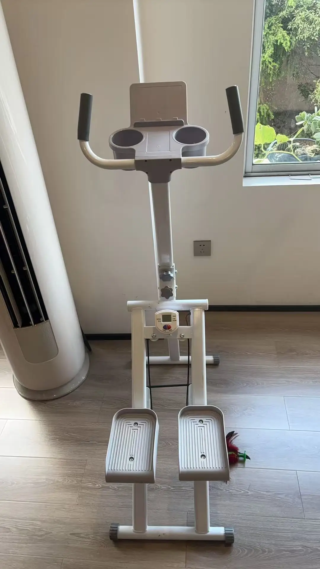 

Multifunctional Foldable Home Use Stair Climber Exercise Machine Steel PP Material