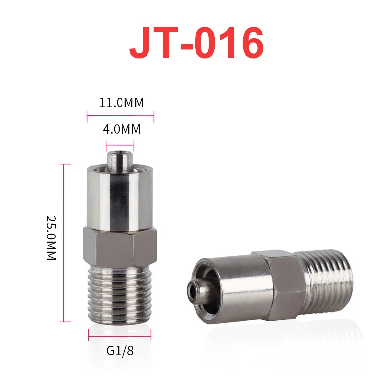 G1/8 G1/4 M10*1 M12*1 Pneumatic Fitting Connector Screw Thread Quick Tighten Luer Joint for Dispensing Solenoid Powered Cylinder