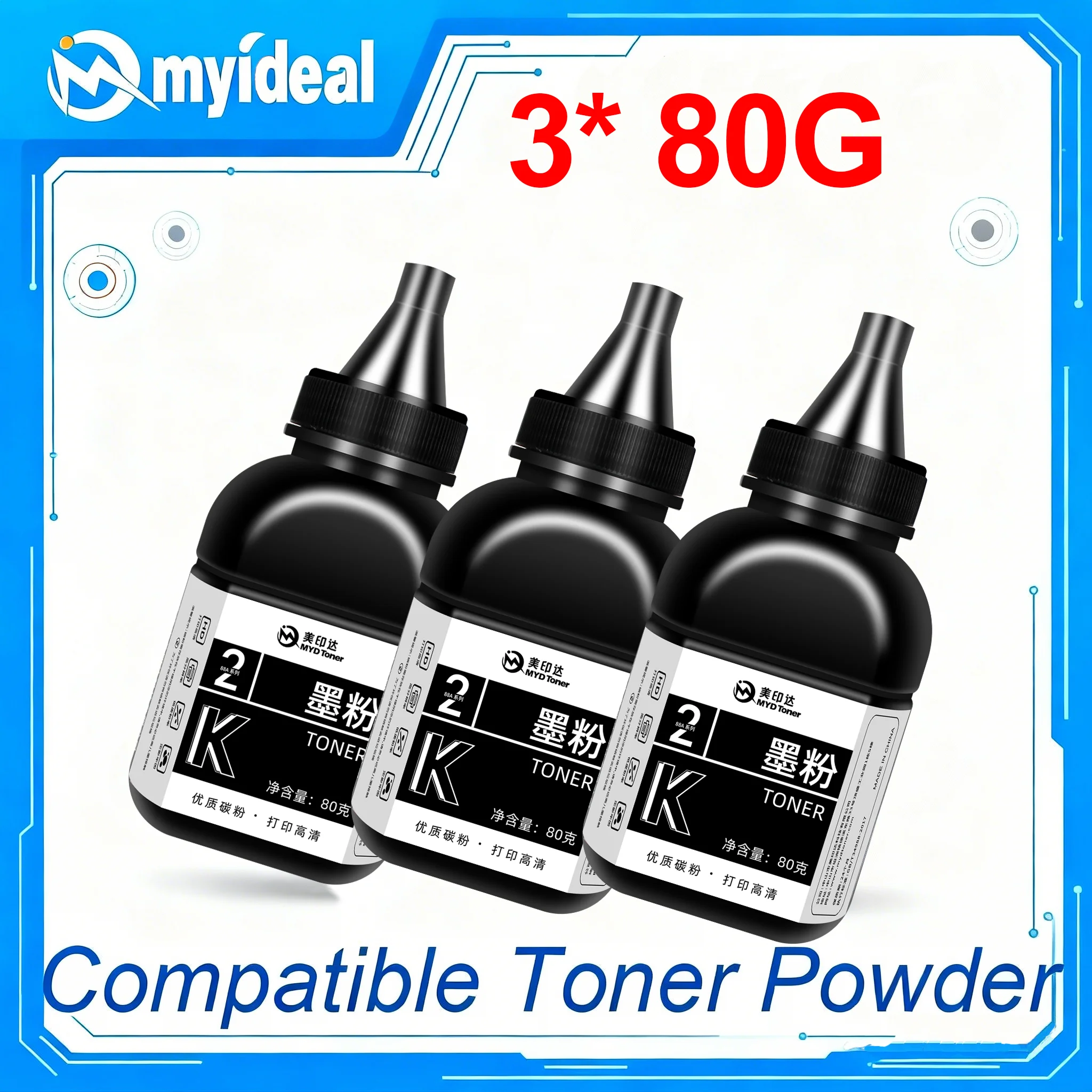 TN760 TN2420 Compatible Refill Toner Powder for Brother DCP-L2520D HL-L2320D L2365DW TN620 TN2310 TN350 TN420 TN2420 TN2410
