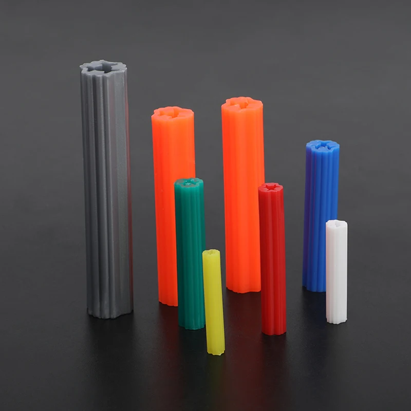 Chuyền Thẳng Mở Rộng Móng Tay Cắm Tường Nhựa Mỏ Neo 5X25 5X38 6X25 6X38 6X50 7X25 7X38 7X50 8X25 8x38mm