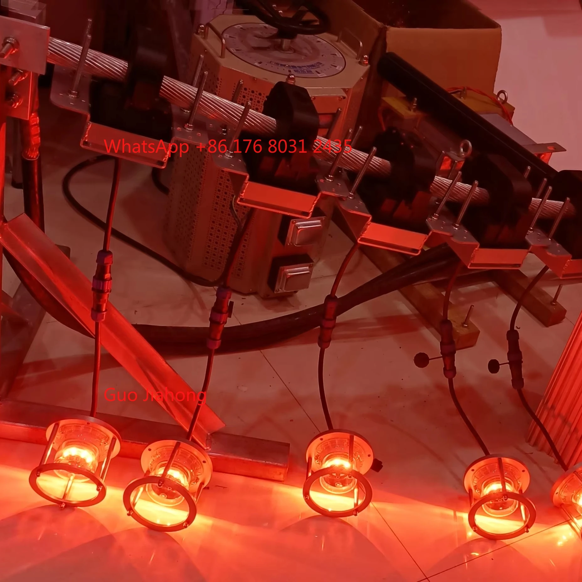 

Transmission Line Obstacle Warning Systems Inductive Coupling Technology High Voltage Conductor Markers Warning Lights