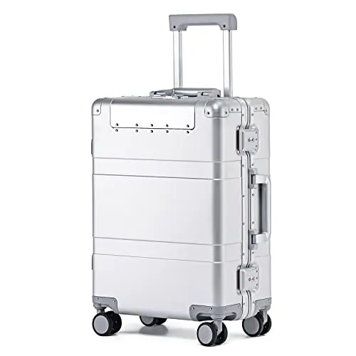 Aluminum  alloy luggage , suitcase on wheels ,Carry-on trolley luggage  Check-in Luggage 20 &24 Inches Bamboo Wolfs