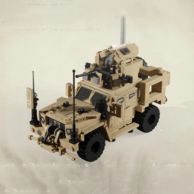 M1278 Heavy Tactical Truck Model MOC Building Bricks War Equipment Modular Technology Gifts Holiday Assemble Children Toys Suit