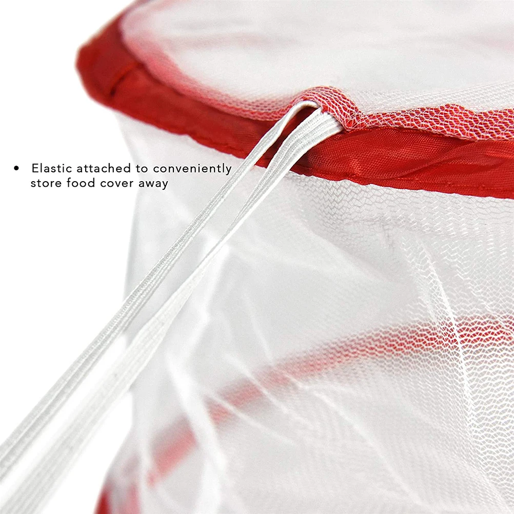 

3pcs Foldable Cover Collapsible Food Protector For Home Use Dish Gadget Cover Kitchen Supplies Kitchen Gadgets